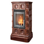 Kachlová kamna ABX Kaledonie exklusive, Hnědá